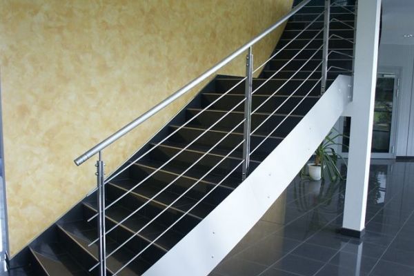 Stainless steel railings and staircases